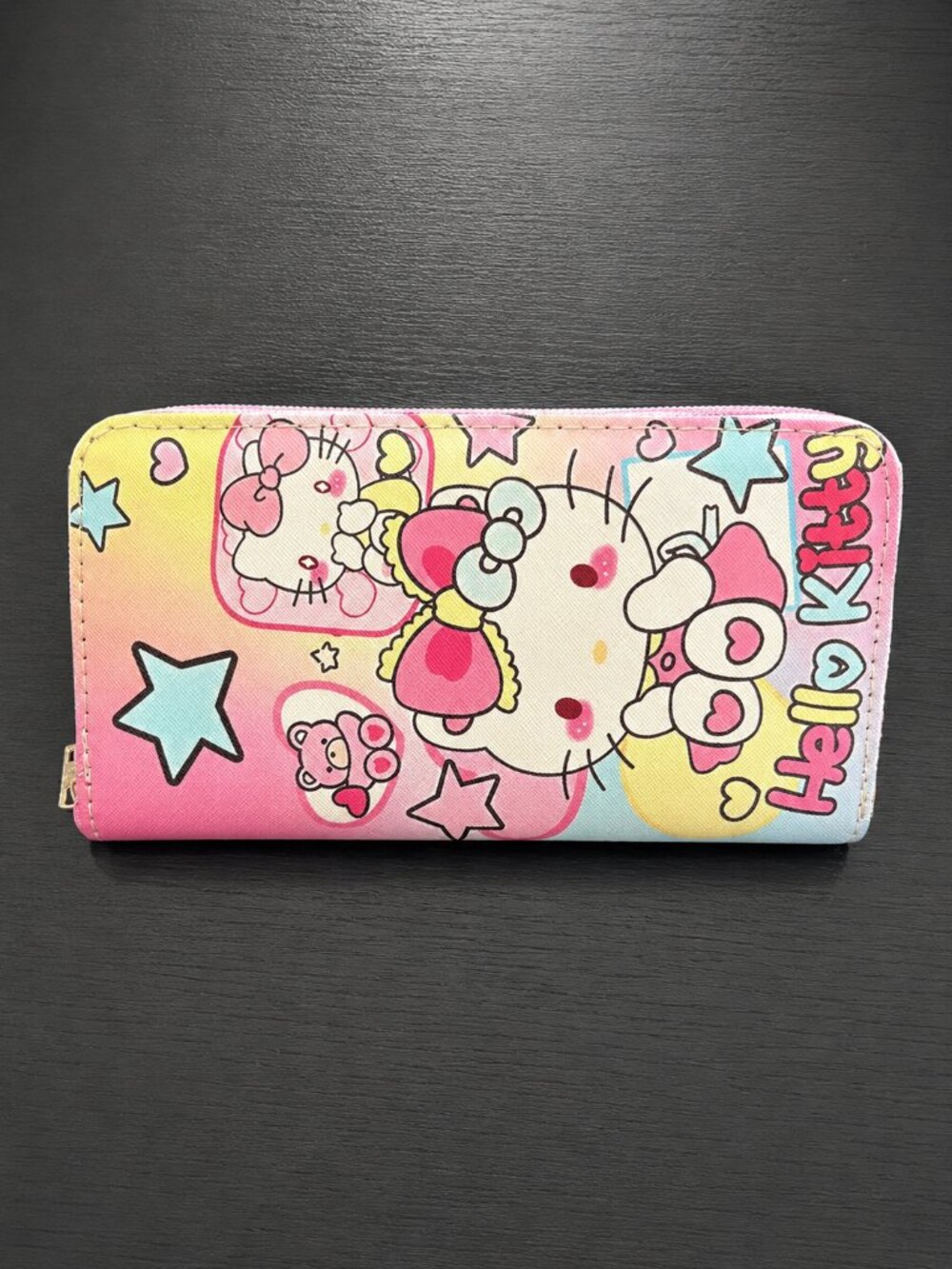 Hello Kitty Pastel Wallet | Cute Kawaii Character Zip Around Wallet NWT